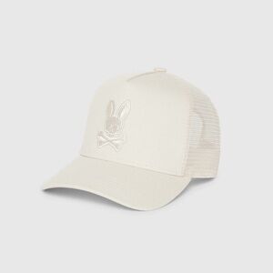 Psycho Bunny Men’s White Trucker Hat
